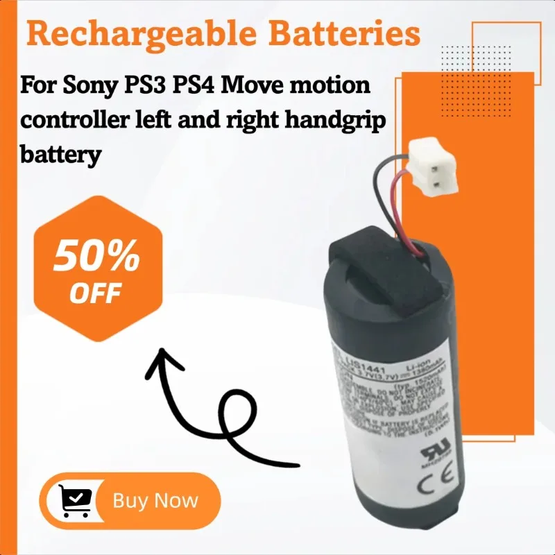

3.7V 1380/490mAh LIS1441 LIS1442 Rechargeable Batteries for Sony PS3 and PS4 Left and Right Controllers