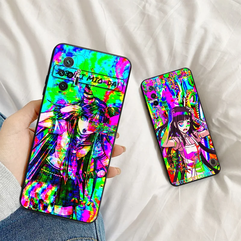 Ultra Thin Silicone Phone Case For Xiaomi Poco X3 Pro X4 X5 C61 F3 F4 F5 C40 C50 C51 M5 M4 M3 Anime Vaporwave Glitch Art Cover