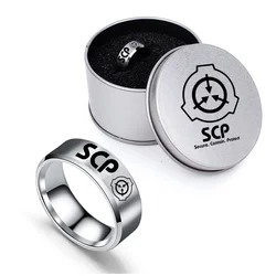 SCP Special Containment Procedures SCP Foundation Metal Ring For Women Men Jewelry Fans Gift
