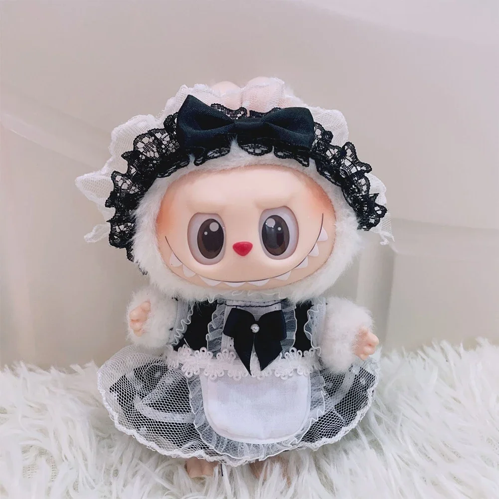 For Korea Kpop Exo Labubu Idol V2 Purple Dress Clothing Gift Mini Doll'S Clothes Outfit Accessories