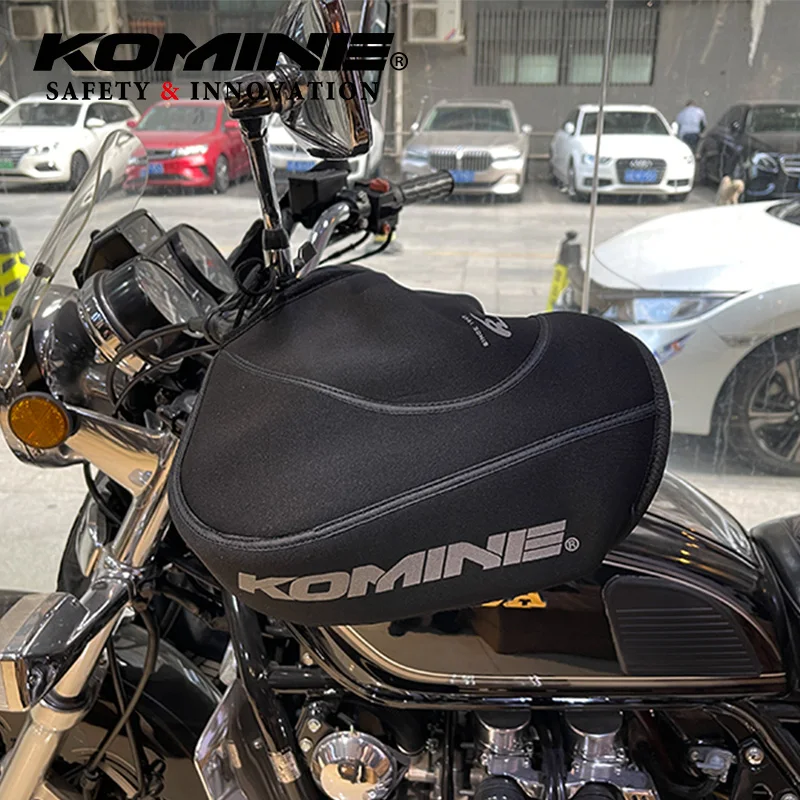 

KOMINE Motorcycle Handlebar Cover Keep Warm and Windproof in Autumn and Winter Handlebar Cover Electric Motorcycle Hand Guard