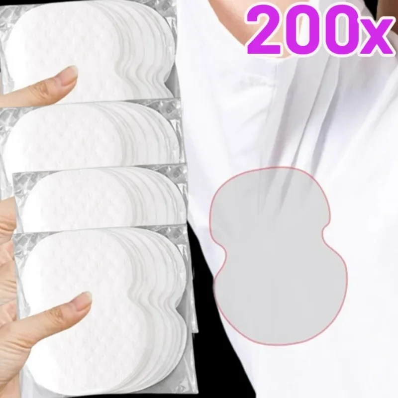 White Underarm Pads Summer Women Men Invisible Breathable Sweat-Absorbing Patch Portable Cotton Sweat Pads Fashion Accessories