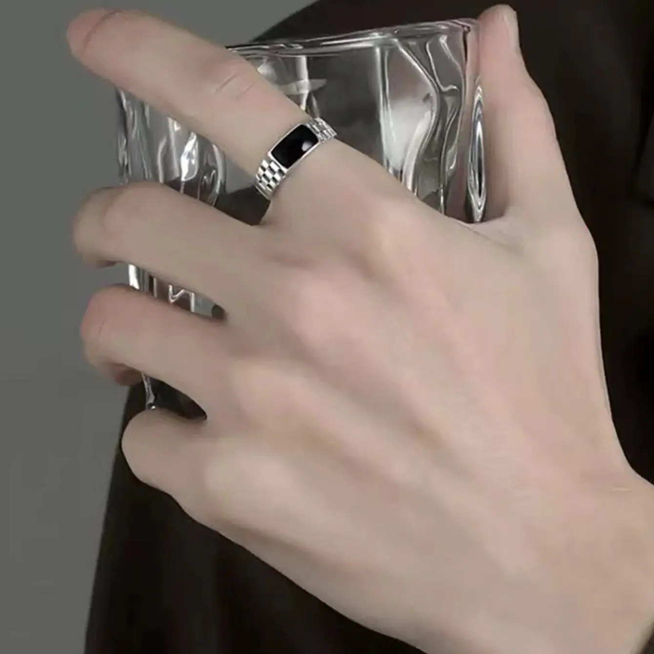 TOMI Minimalist Watch Set Mirror Polished Silver Dial Stainless Steel Milanese Band Business Casual Style With Bonus Accessories