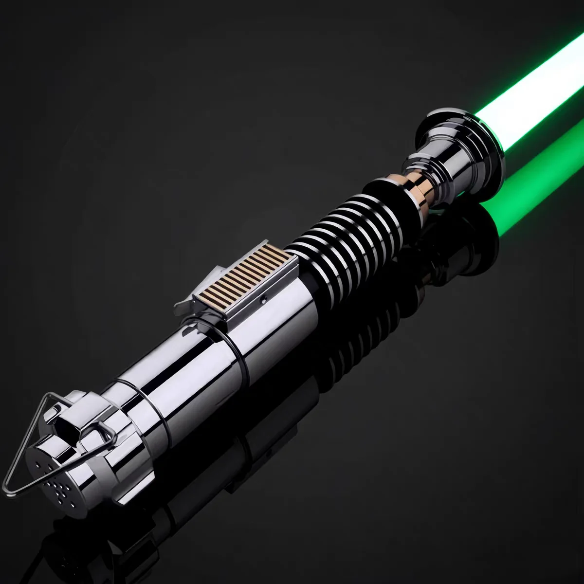 JS Pixel Lightsaber, Metal Hilt, Heavy Dueling, Sensitive Smooth Swing, Infinite Color Changing, Hitting Sound, Luminous Toy