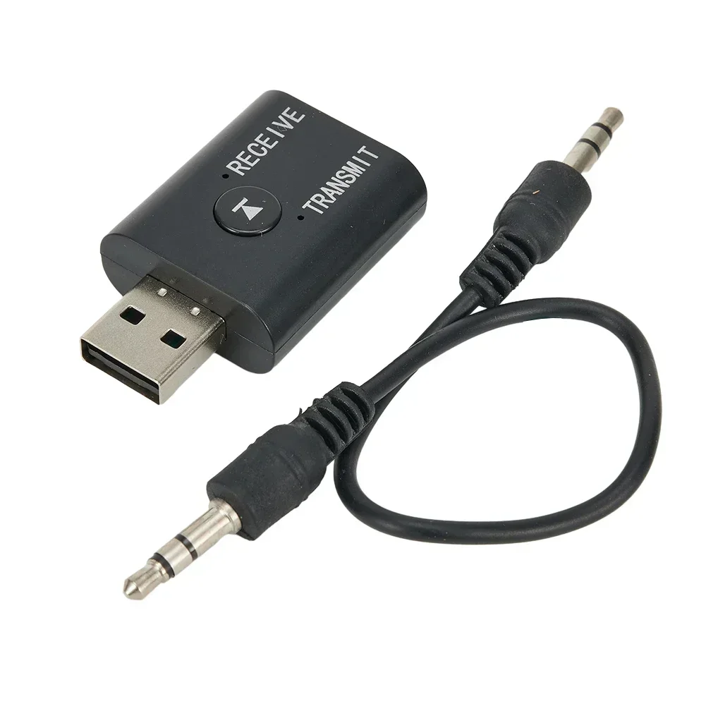 USB 5.0 Bluetooth Audio Receiver Transmitter Receiver 2 IN 1 Wireless Audio 3.5mm USB Aux Adapter Cars Electronics Accessory