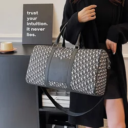 Fashion Gym Bag Travel Totes Duffle Women Sports Fitness Business Casual Luggage Canvas Letter Handbag Shoulder Weekend Bag