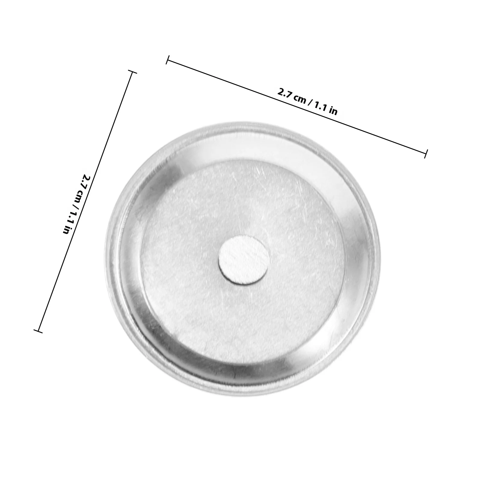 100 قطعة استبدال الطنان الدخان المعدني جزء كشف مخاطر الحريق إنذار بصوت عال لإمدادات السلامة في المكتب المنزلي