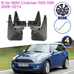 for MINI Clubman R55 R56 2008 2009 2010 2011 2012 2013 2014 MudFlaps Mudguards Splash Guards Fender Flare Front Rear Accessories