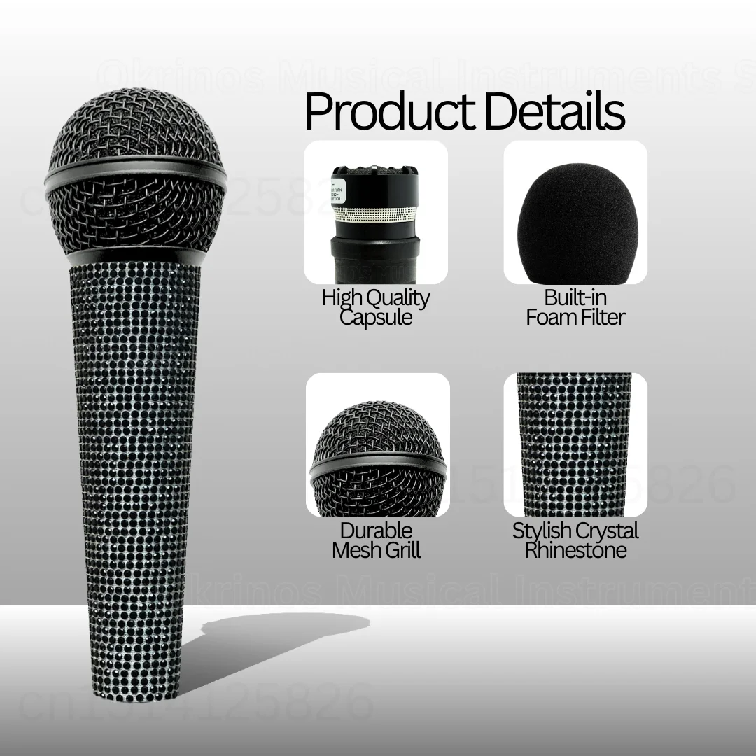 Dynamic Vocal Microphone with XLR-1/4