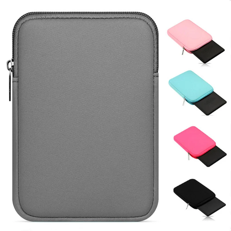 

Universal Soft Tablet Liner Sleeve Pouch Bag for Kindle Case for iPad mini 1/2/3/4 Air 1/2 Pro 9.7 Cover For New iPad 2017/2018