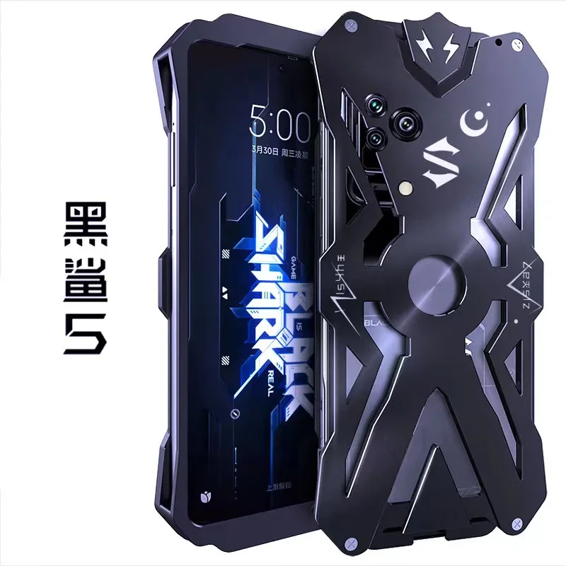 

360 Full Body Metal Shockproof Case For Blackshark 5 Balck shark 5 Pro Aluminum Armor Luxury Phone Cover For Blackshark 5 Pro 5G