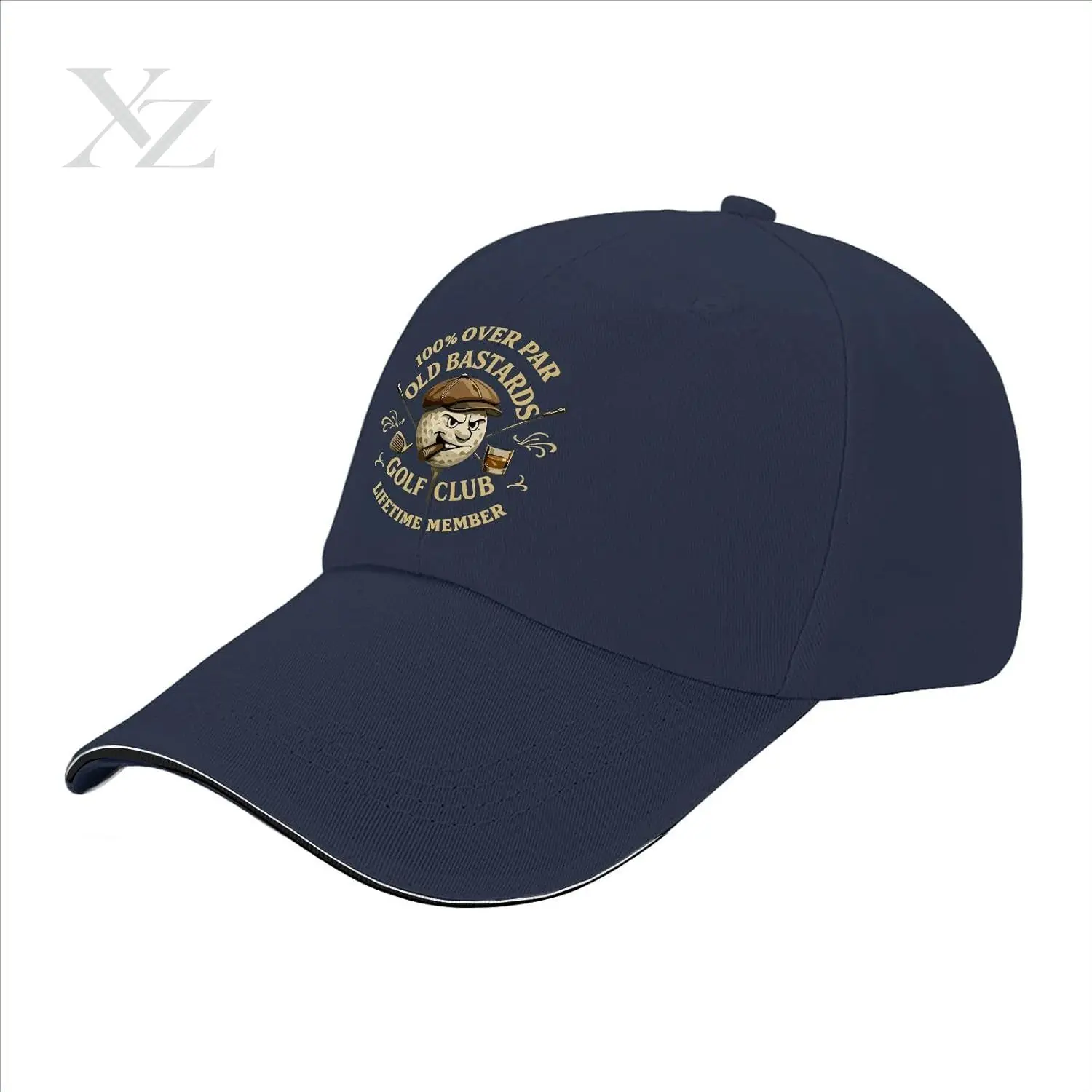 Old Bastards Lifetime Member Hat Golf Club Beach Cap