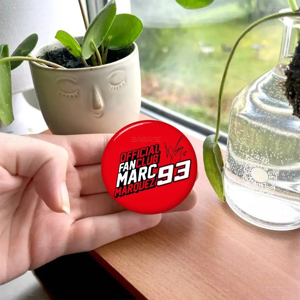 M-Marquezs-s 93 Logo 58mm Handmade Brooch Cartoon Cosplay Badge on Backpack Jewelry Accessories Gifts