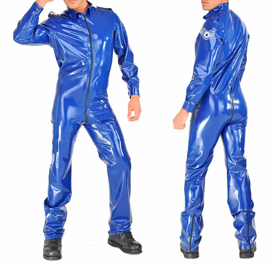 

Latex Rubber Gummi Cosplay Catsuit Sport Bodysuit Zentai Jumpsuit 0.4mm S-XXL