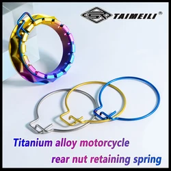TAIMEILI 티타늄 합금 오토바이 리어 액슬 스냅 링, Ducati v2, v4, 1199 에 적합