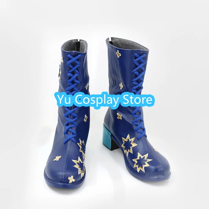 Tenshouin Eichi Cosplay Shoes Game Ensemble Stars Cosplay Props PU Leather Shoes Halloween Carnival BootsCustom Made