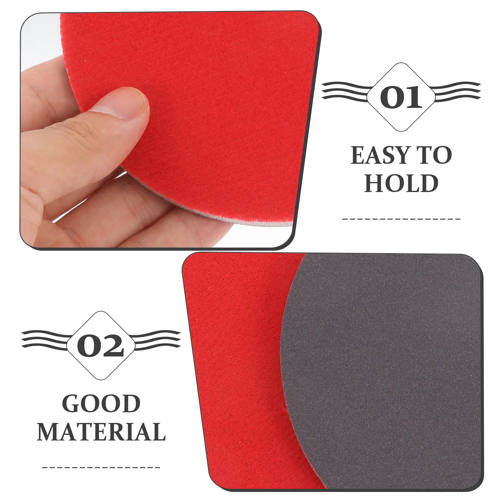 5Pcs Sanding Pads Strong Sandpaper for Car Body Body Sanding Sponge Blocks Durable Sand Paper for Crafts Polishing view 2