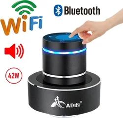 Wifi Vibro Bluetooth Speaker Wireless 42w Portable Subwoofer Speaker Bluetooth Neighbor Column Adin Metal Vibration Speakers