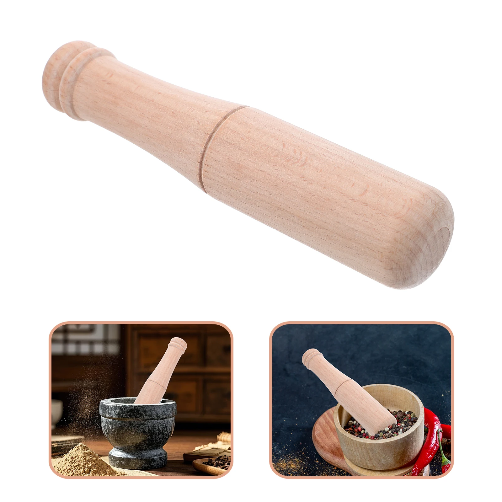 مطرقة رأس مسطحة من الخشب الصلب المتين أداة الضرب المحمولة للخشب والمطاط والبلاستيك للاستخدام المنزلي أداة يدوية الصنع #5