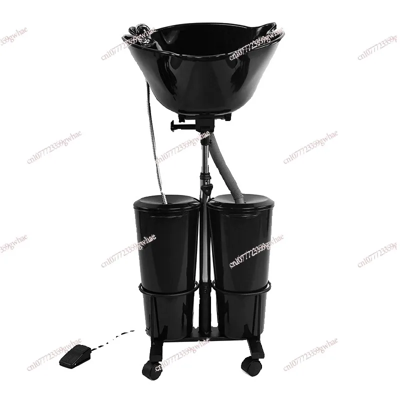 

Умывальник для салона красоты на открытом воздухе — портативная передвижная чаша для шампуня с двойным ведром для парикмахерской