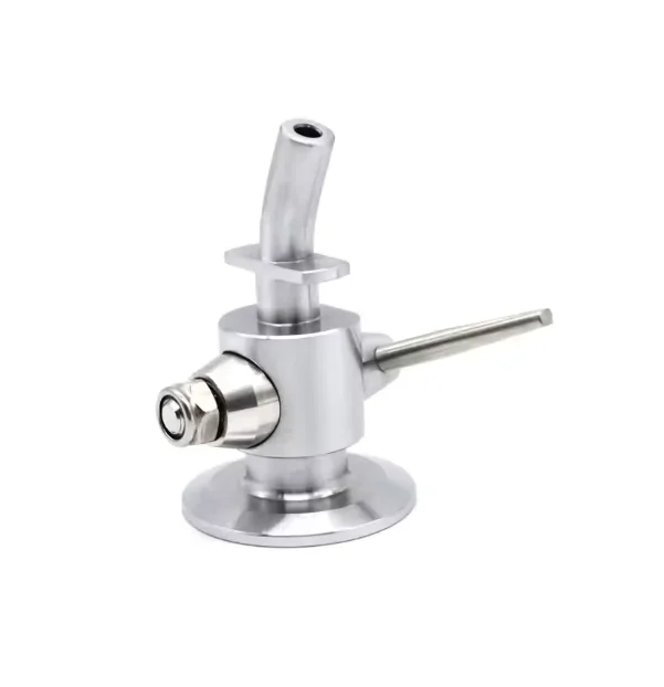 Three clip 50.5mm ring 304 stainless steel sanitary sampling valve for beer homemade fermentation extract sampling