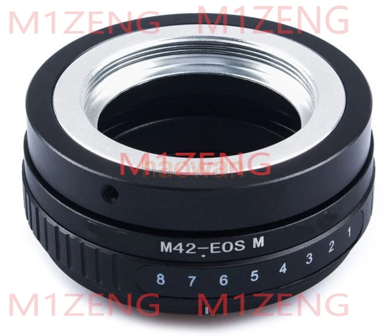 

M42-eosm Φ ring Для m42 42 мм Mount lens to canon eosm Наклонный адаптер eosm/m1/m2/m3/m5/m6/m10/m50/m100 беззеркальная камера