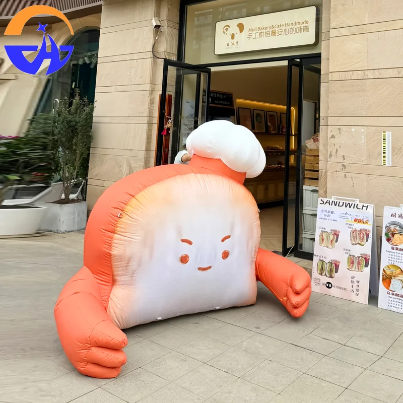 

Индивидуальные надувные мультяшные воздушные модели хлеба - декоративный реквизит для уличных хлебных фестивалей и фестивалей еды