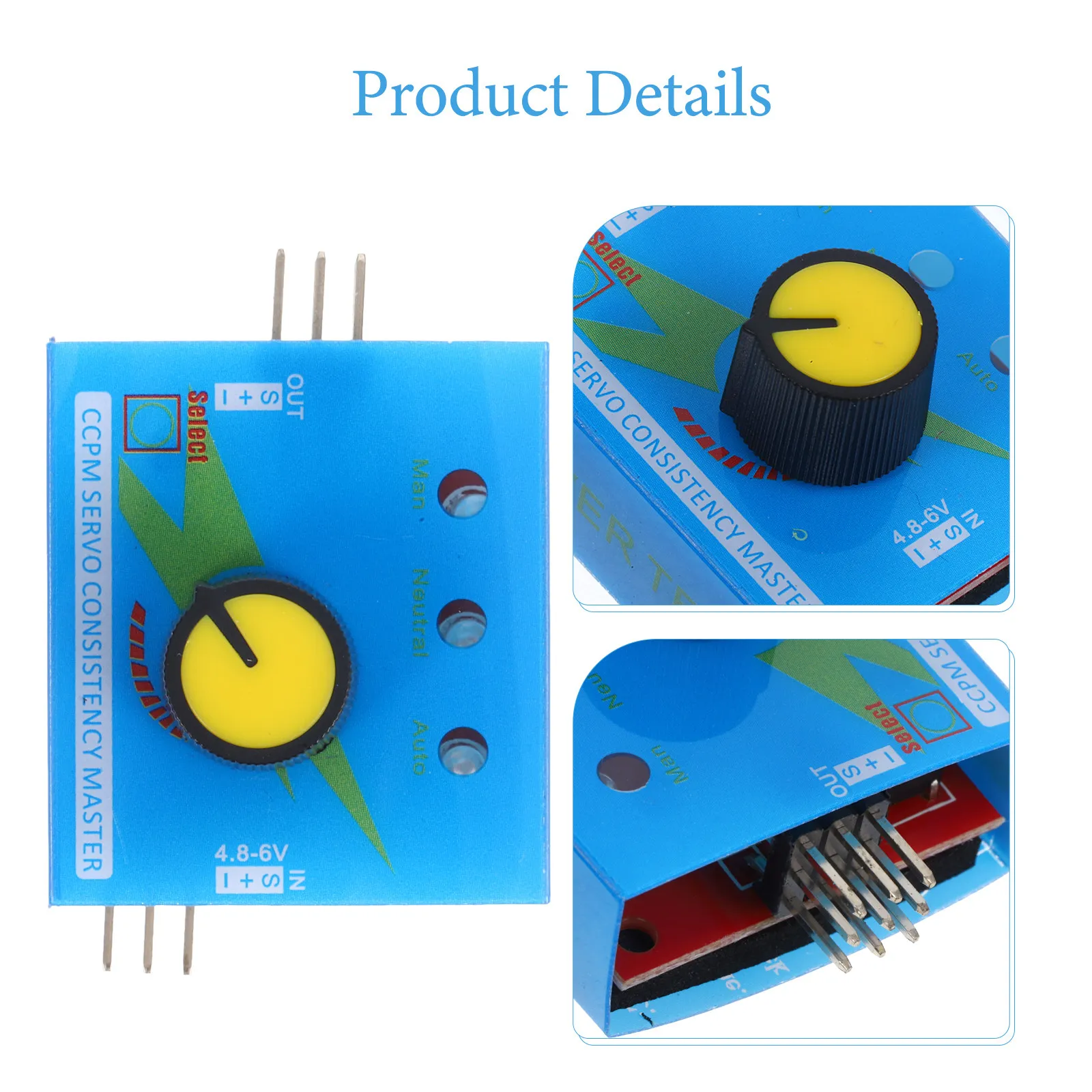 Motor Tester for Rc Models with 3-Gear Indicator Lights Precision Debugging Tool Digital Motor Tester Multi Function view 3
