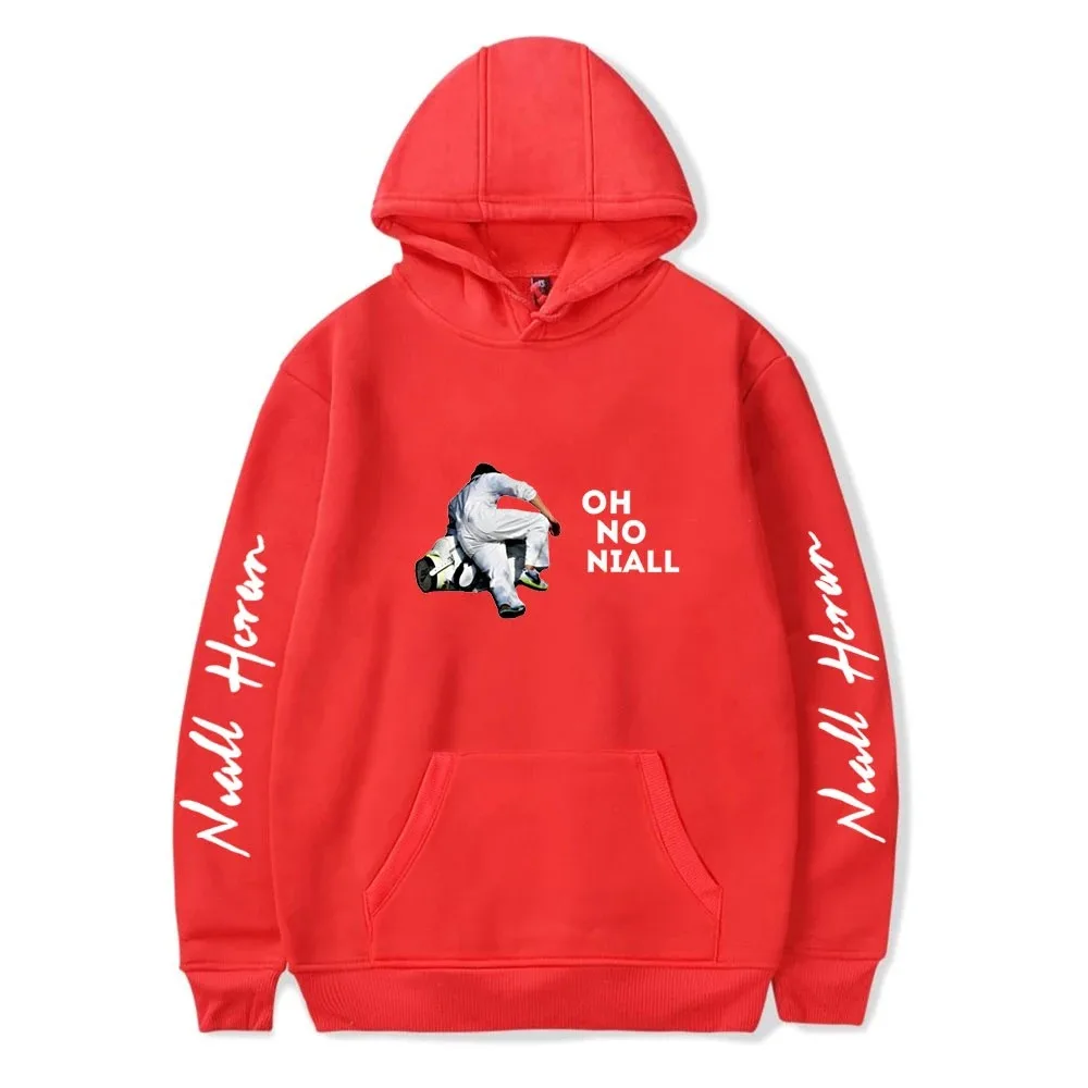 ผู้ชายและผู้หญิง hooded niall horan, เสื้อสวมหัว unisex สไตล์ฮิปฮอปฮาราจูกุสตรีทแวร์นักร้องป๊อปเสื้อผ้าแฟชั่นขนาดใหญ่