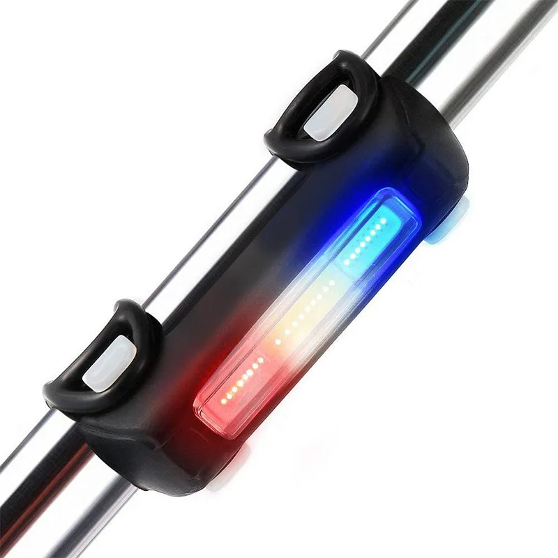 

Tricolor 7 Modes Light Bicycle Rear Light Waterproof Bike Light COB USB Rechargeable Mtb Bike Taillights For Cycling Safety