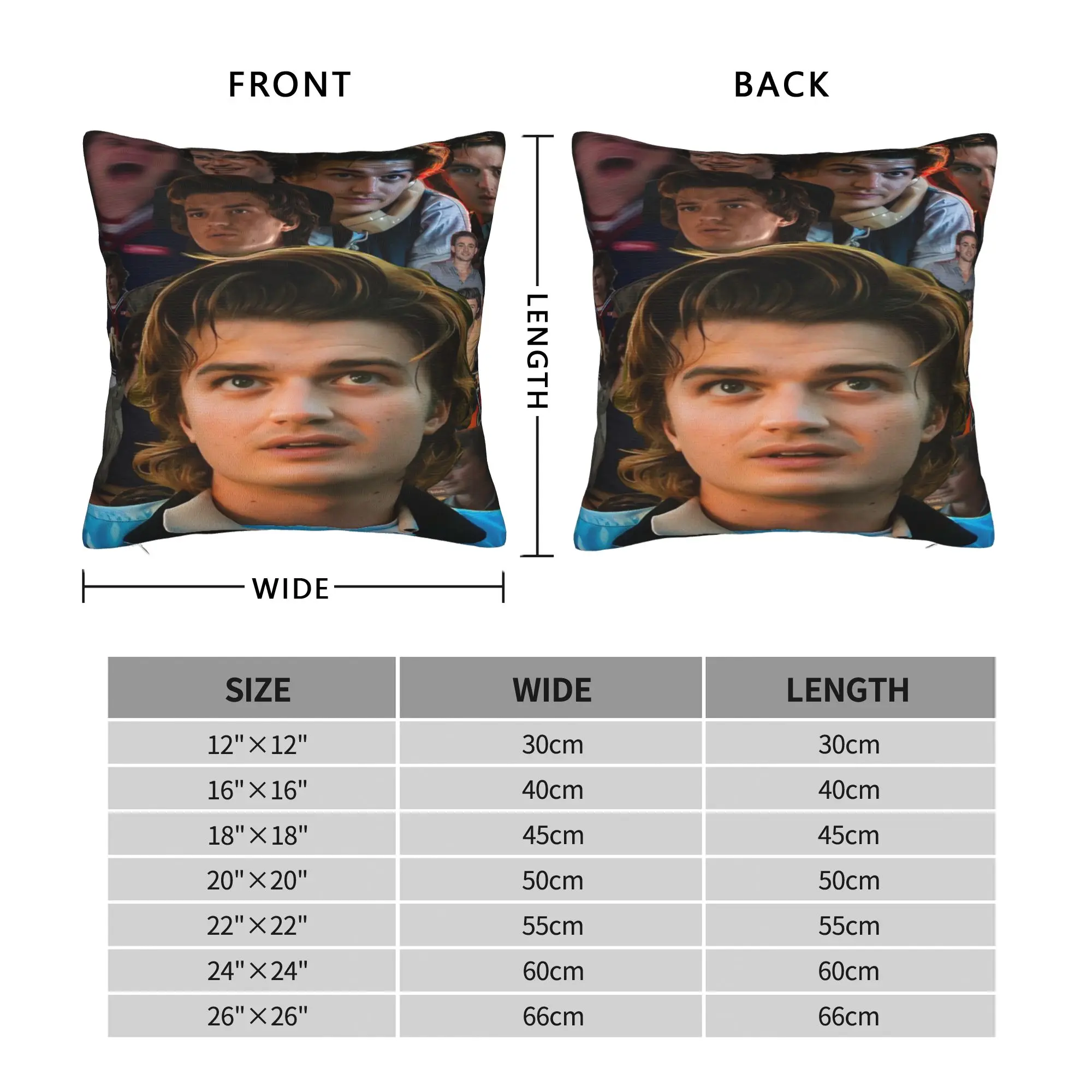 스티브 해링턴 베개 케이스 부드러운 베개 커버 소파 홈 장식을 위한 패션 쿠션 커버