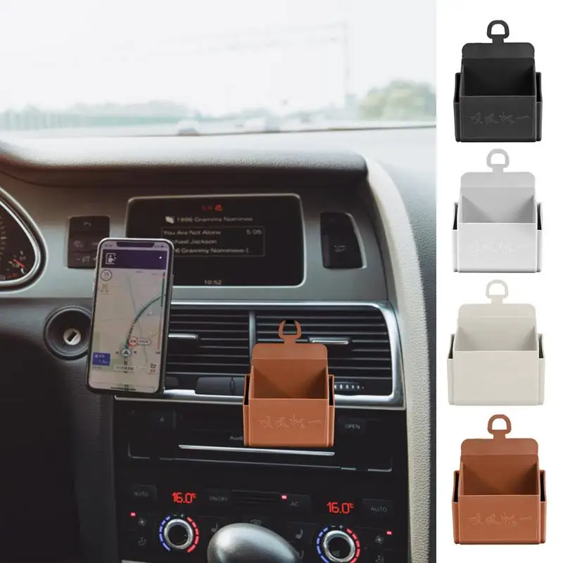 Car Air Outlet Storage Box Multifunctional Automotive Organizer Case Space Saving Fashionable Air Outlet Organizer Portable