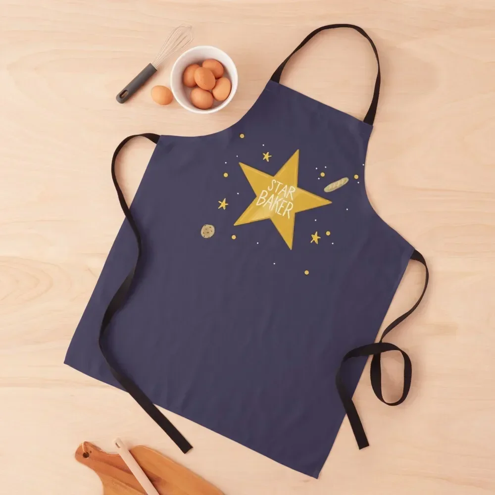 Star Baker (GBBO) Apron with personal logo Kitchens Accessories Men gift Goods For Home And Kitchen Apron