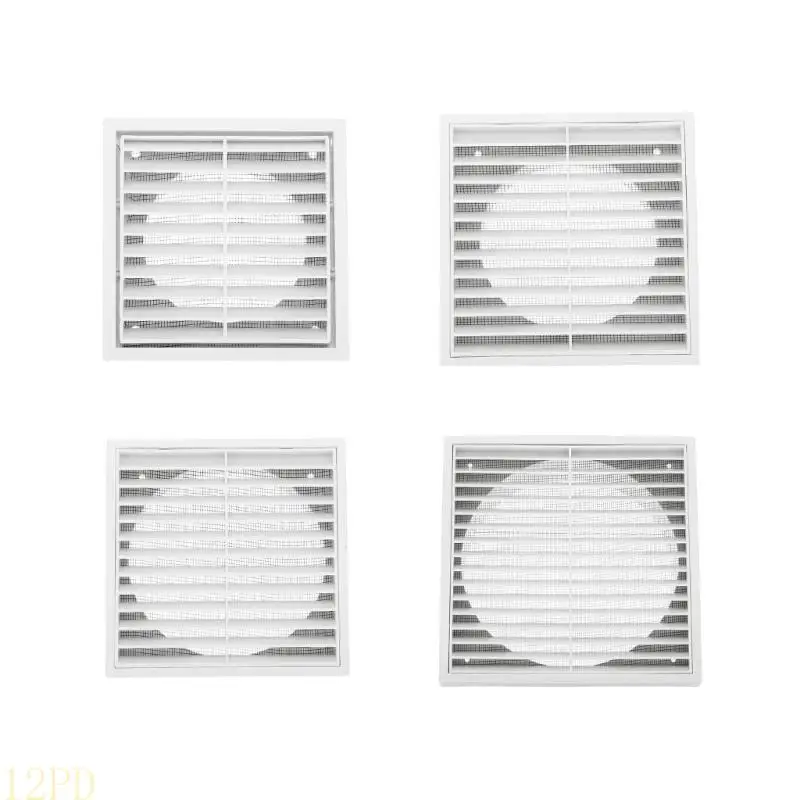 12PD Air Outlet Vent Louver Grille Cover Square Vent Dryer Vent Cover Enduring