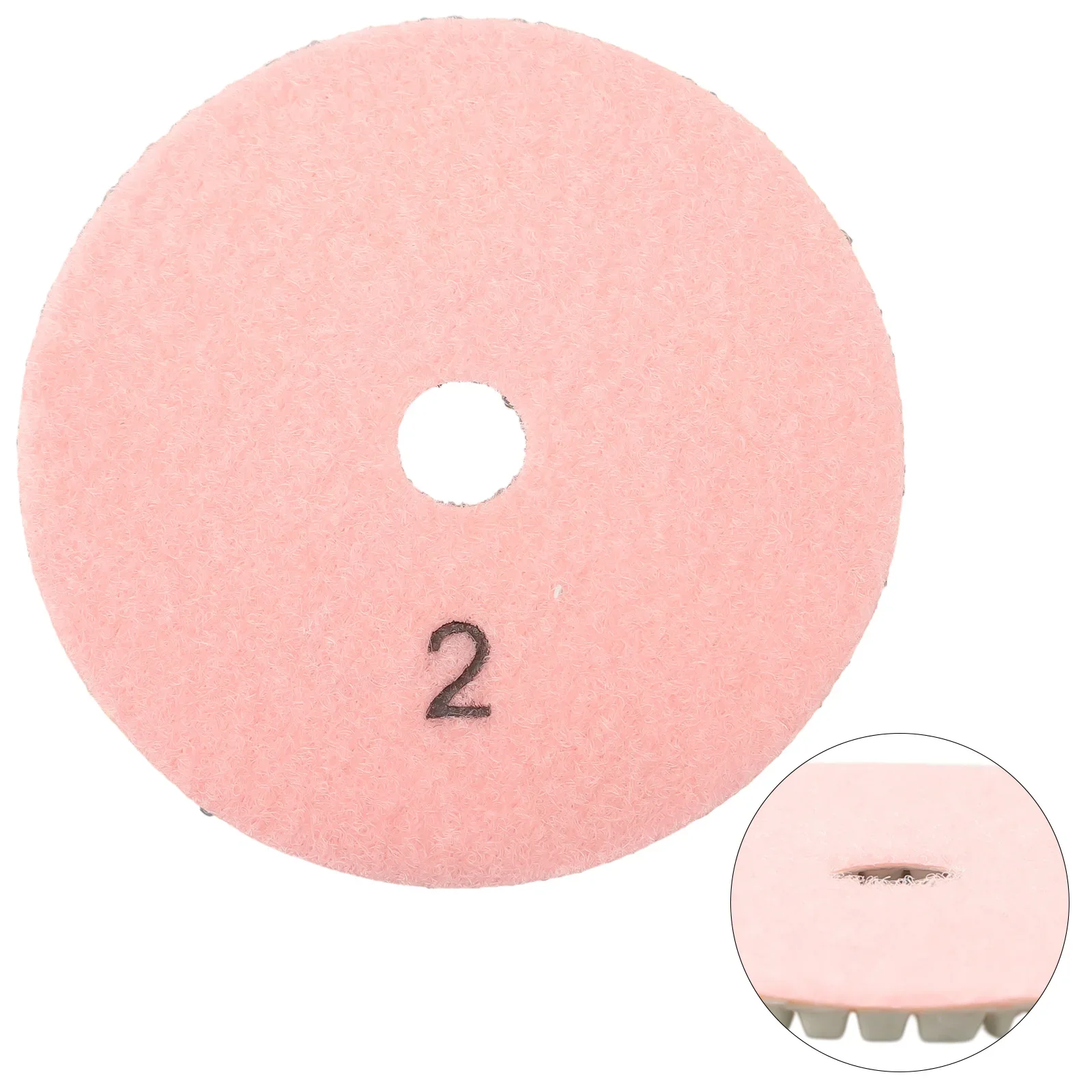 1pc Granite Polishing Tools 4 Inch 100mm Dry/wet Diamond 3 Step Polishing Pads High Density Pregnant Diamond Chips-Pads