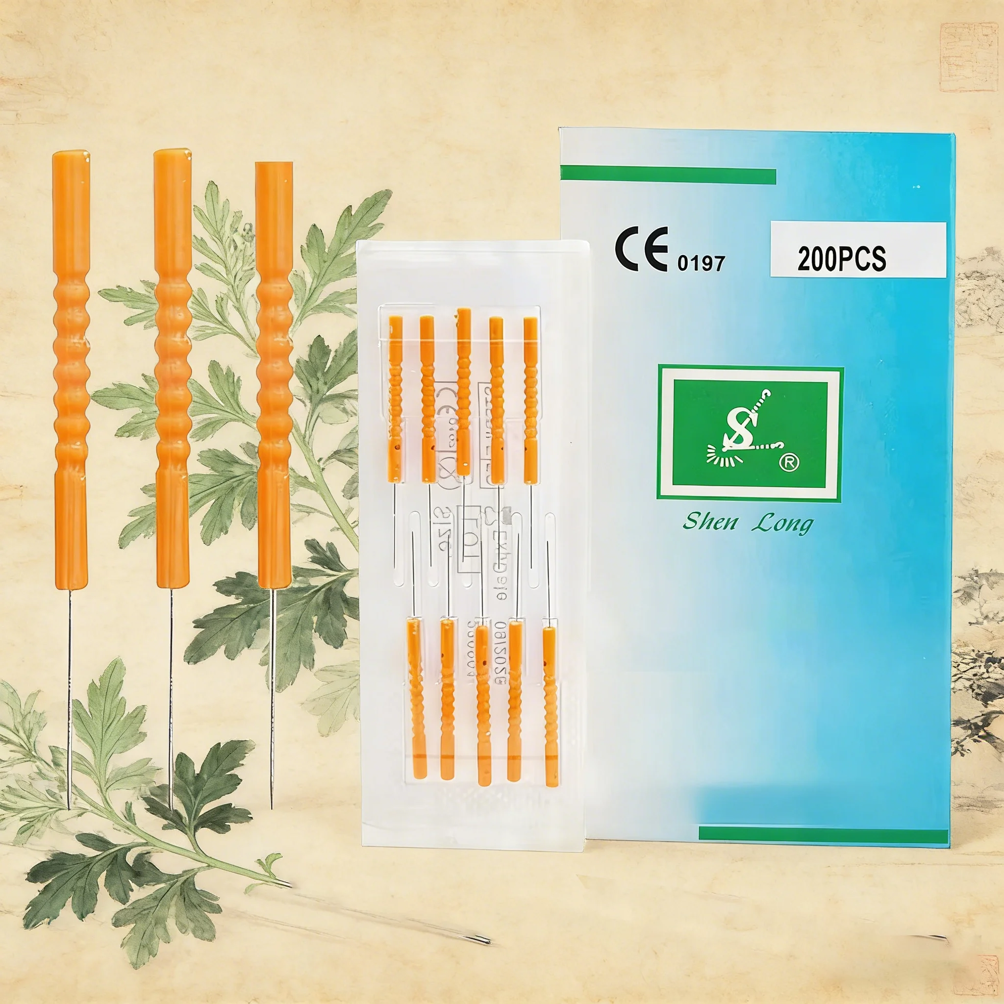 

Shenlong 200pcs large-capacity beauty needle disposable sealed packaging for beauty shops