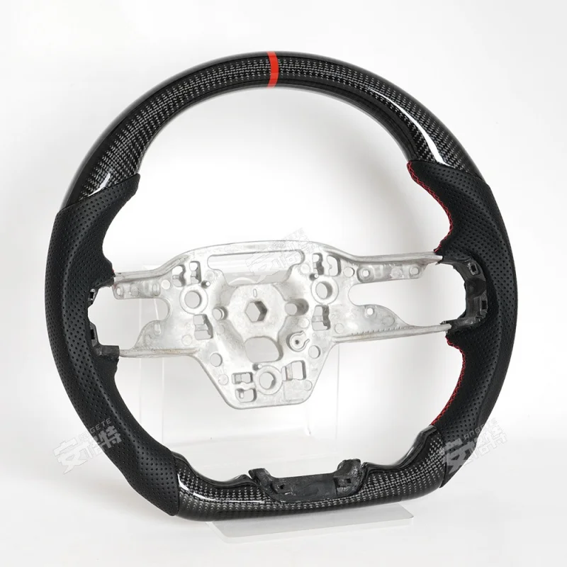 For Ford Mustang (2024) Carbon Fiber Sport Steering Wheel (Modification Upgrade Part)
