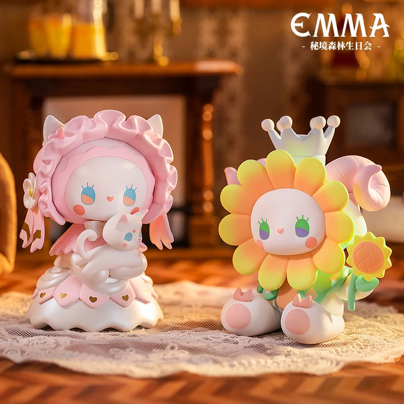 صندوق أعمى رسمي أصلي لحفلات أعياد الميلاد من إيما سيكريت فورست، دمية من الجيل الخامس مصنوعة يدويًا هدية عيد ميلاد للطالبات