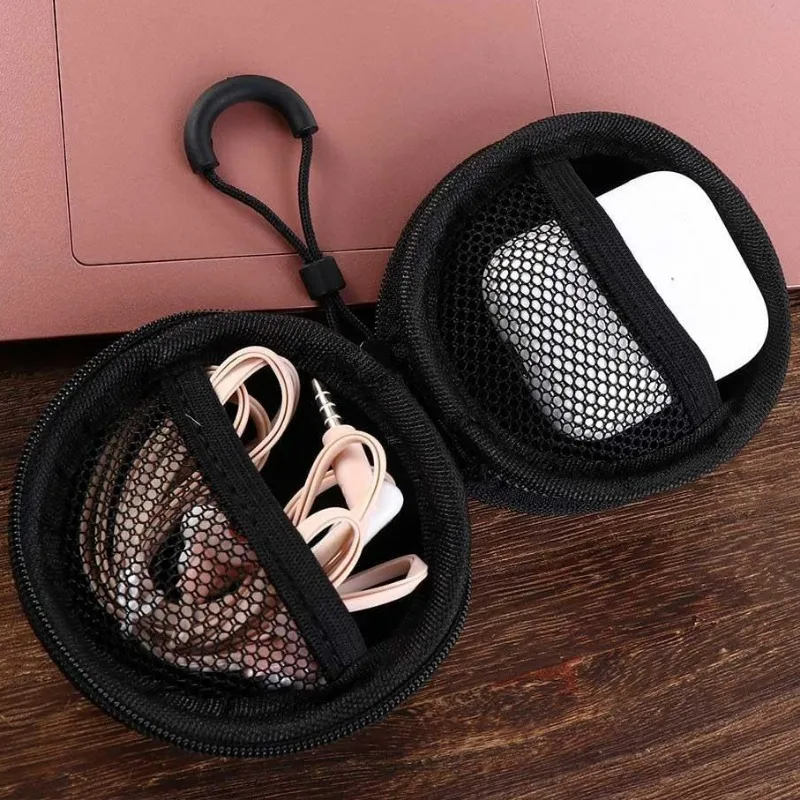 EVA Earphone Storage Bag Waterproof Data Cable Chargers Bags Small Items No Stuck Zipper Pouch Multiple Shape Simple Watch Box