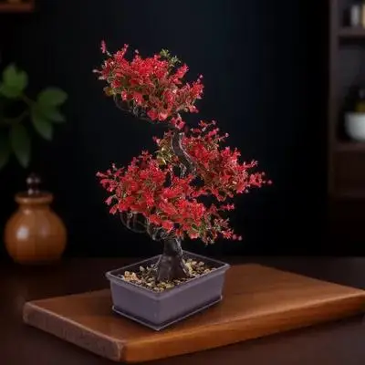 

Искусственный Бонсай: Реалистичные Пластиковые Растения в Горшках для Декора Кафе, Дома и Офиса