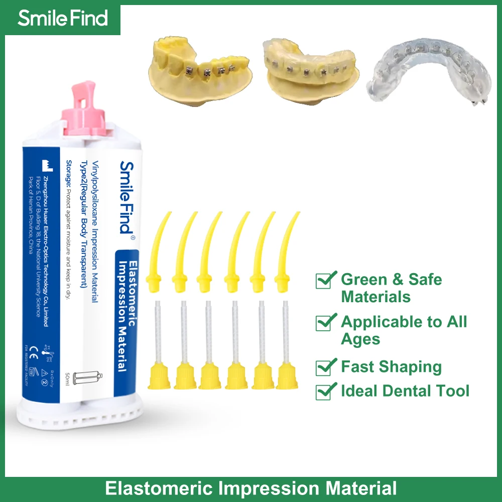 Dental Impression Materials Silicone Soft Putty Transparent Silicone Rubber Impression Light Body Putty Molding Material