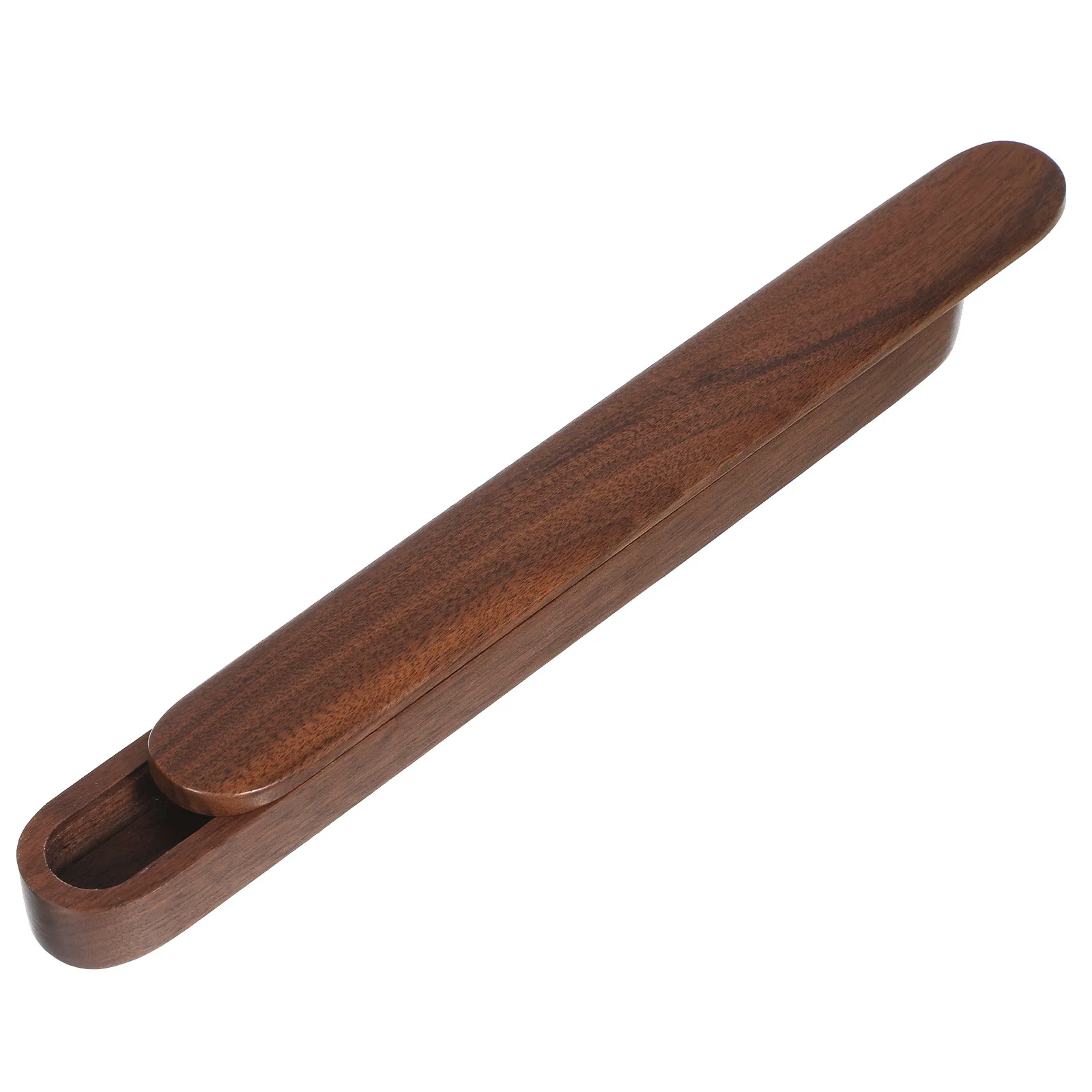 الجوز الأسود خشب متين حاوية عيدان المحمولة حامل أطباق غطاء تصميم أواني المنظم حامل عود الخشب