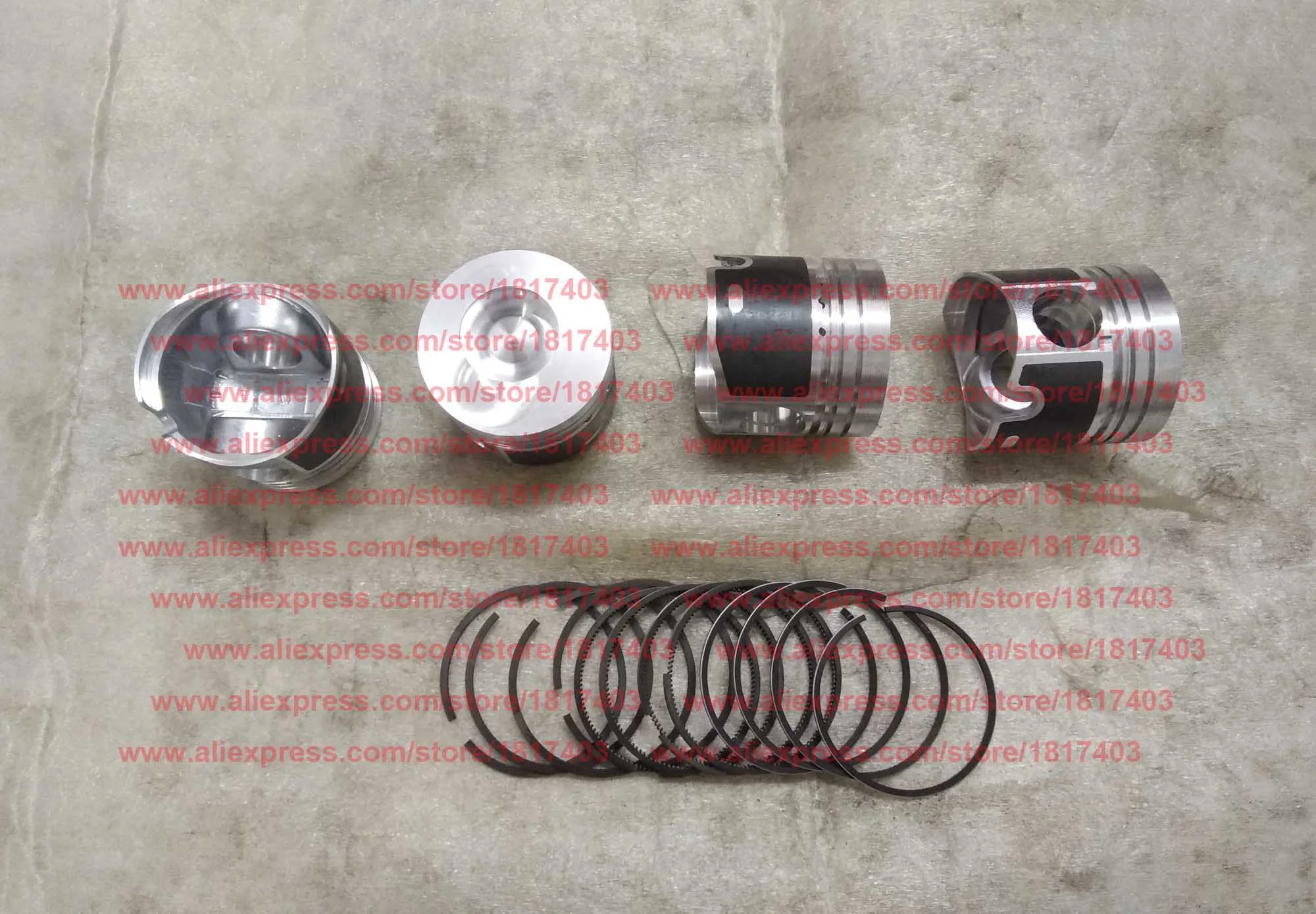 laidong 4L23BT Piston + Piston ring