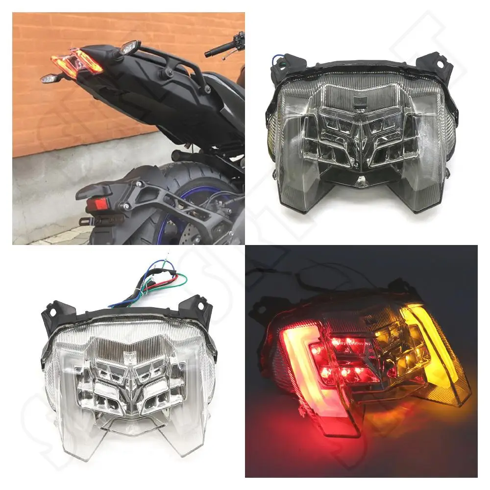 

Fits for Yamaha NIKEN 900 900GT 2019 2020 2021 2022 2023 Motorcycle LED Taillight Rear Brake Turn Signal Integrated Tail Lights