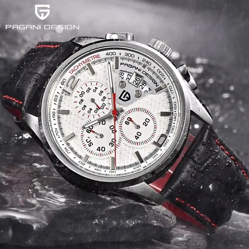 PAGANI DESIGN 2026 Men Quartz Watches Luxury Brands Fashion Movement Military Watches Leather Quartz Watches Relogio Masculino