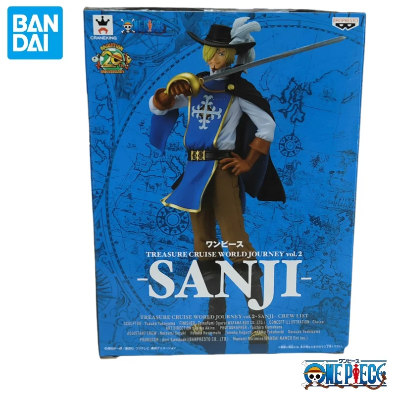 

В наличии Bandai Original Banpresto One Piece Treasure Cruise World Journey Vol 2, экшн-фигурка Санджи, модель куклы, новая в штучной упаковке