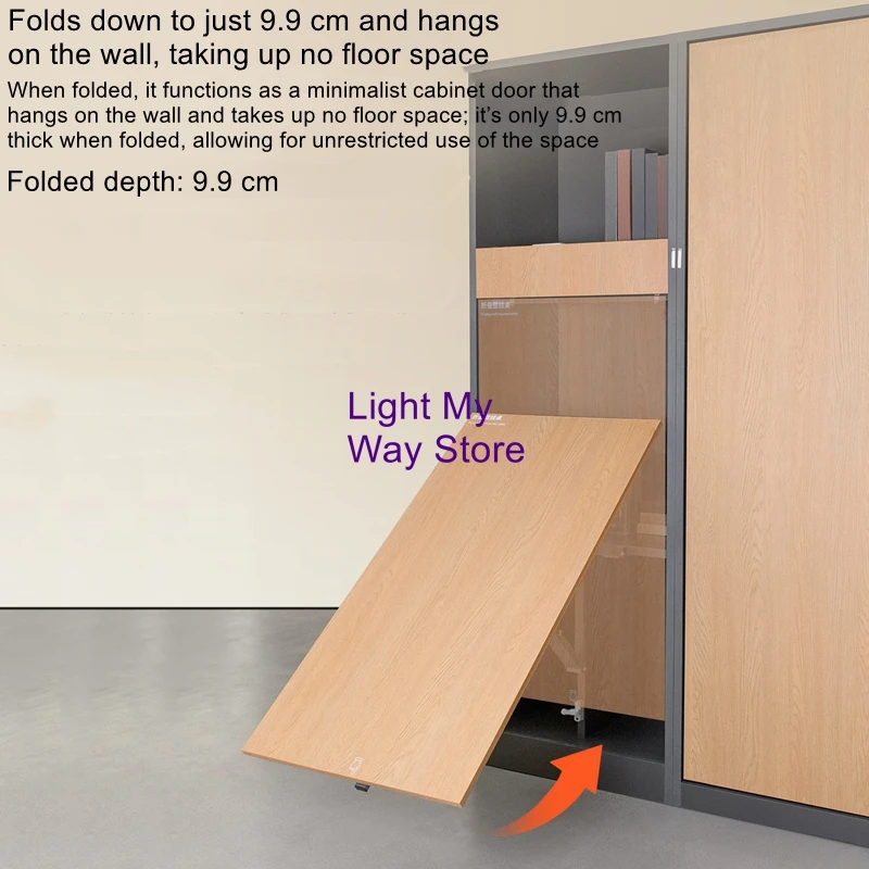 Folding Dining Table Hardware, Home Wall Shelf, Telescoping Multifunctional Hidden Wall-Mounted Table
