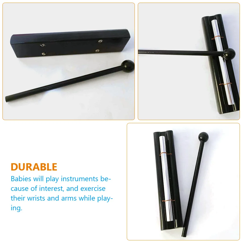 Monofon Dzwonek Wietrzny Drewniany Instrument Perkusyjny Zabawka Trwały Materiał Edukacja Muzyczna dla Dzieci Narzędzie Klasowe Dzwonek Muzyczny
