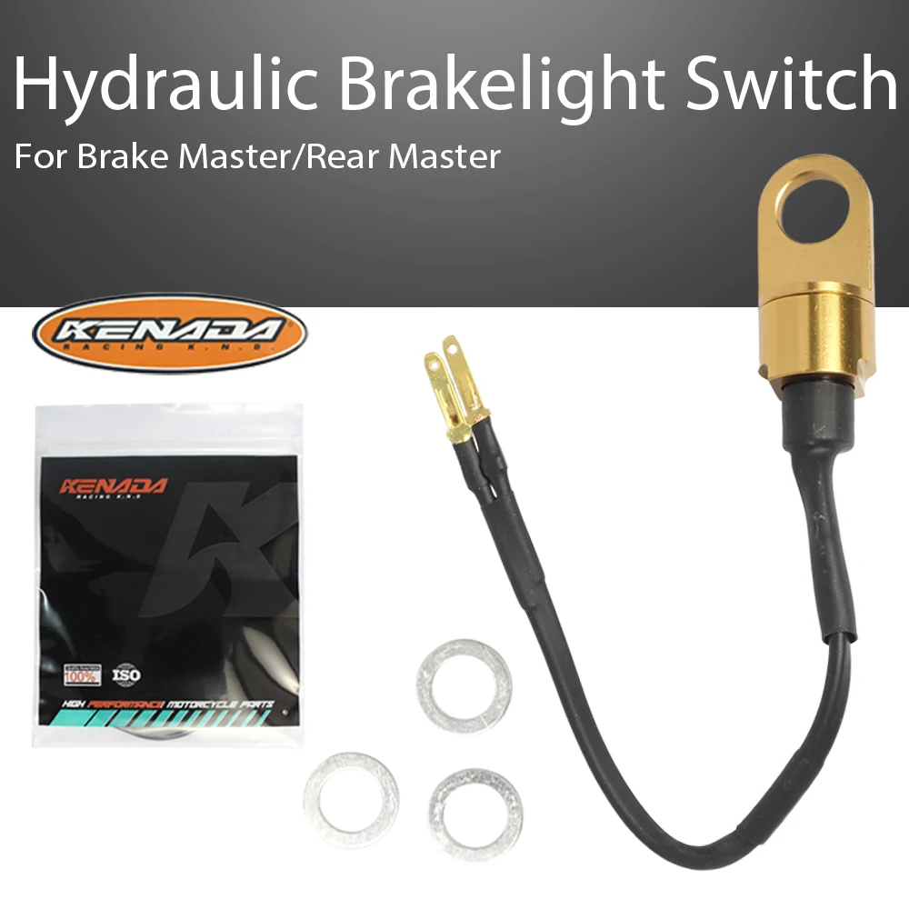 

Universal Hydraulic Motorcycle Brake Light Switch, Fits All Pump Models, Easy Installation