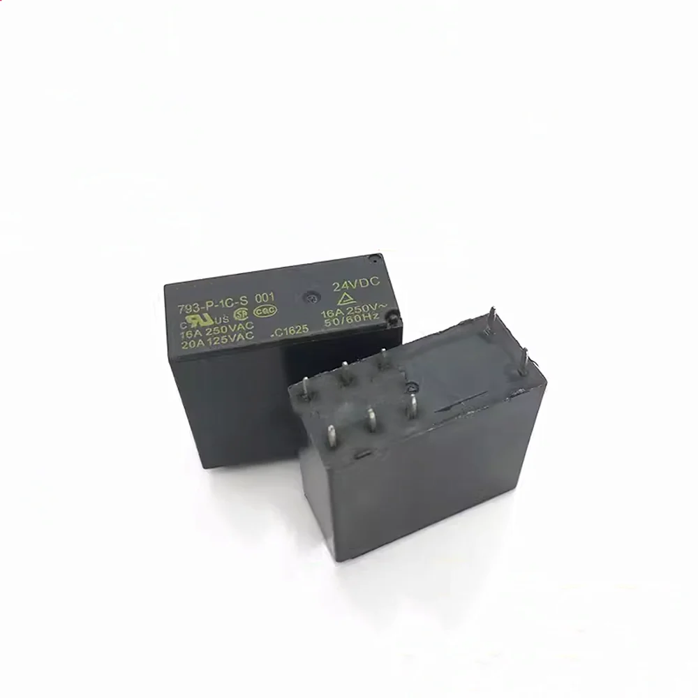 

2PCS/LOT NEW relay 793-P-1C-S-24VDC 793-P-1C-S 001-24VDC 793-P-1C-S-12VDC 793 P 1C S 793P1CS DC24V 12V 16A 8PIN 250VAC